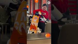 Dancing robot causes tableside chaos. See the video. Net Worth