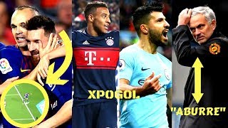 BARÇA gana con polémica/UNITED aburre y pierde/CITY gana y más líder/BAYERN victoria y colíder