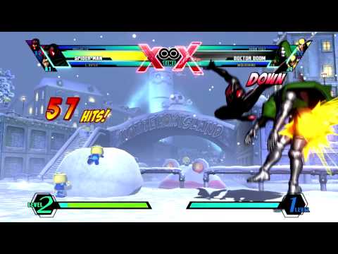 UMVC3 ~ Spider-Man TAC Infinite - All Directions + Midscreen Conversions