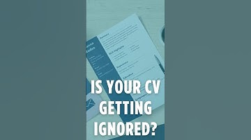 Is your cv getting ignored? Try this format (Fast & Simple) #job  #career