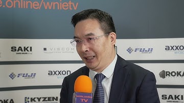 Bill Jiang from Quick at Productronica 2025