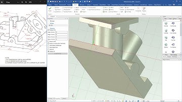 How to create an advanced part mostly by drag and drop method in Ironcad
