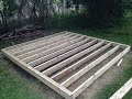 How To Build a Mini Barn - Part One: Foundation