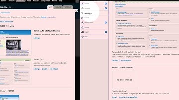 12. Reviewing changes to the "Seven" theme in Drupal 8 and why the overlay was removed