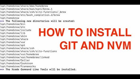 04 Installing Git+NVM