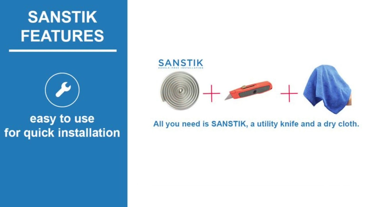 SANSTIK Sealant Offers an Instant Optimum Sealing & Hassle-free 