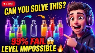 Can You Solve This Puzzle? 😱 Impossible Color Sort Challenge #shorts #gaming#mindgame