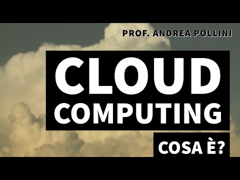 Video: Che cos'è l'ingresso nel cloud?