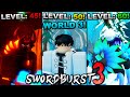 I Spent 24 Hours Grinding World 3 In Roblox Swordburst 3... Here