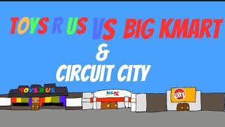 Toys R Us Vs big Kmart & circuit city (The Ending is so sad 😭)