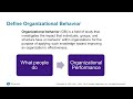 Organizational Behavior (Robbins and Judge) Chapter 01 -- What is Organizational Behavior?