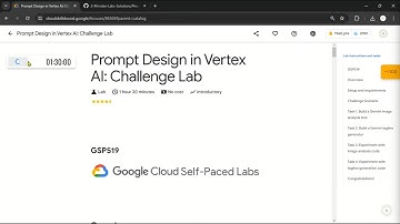 Prompt Design in Vertex AI Challenge Lab #qwiklabs #GSP519
