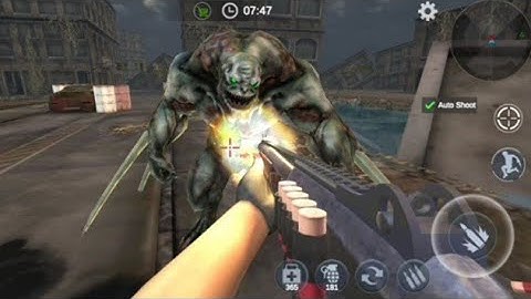 Zombie 3D shooter: Offline Fps - Lost City 17/20 android gameplay