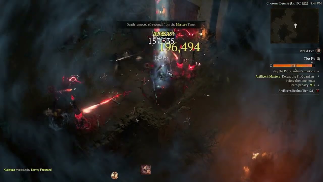 D4 Heartseeker Rogue Clearing Pit 121 - Kuchkata