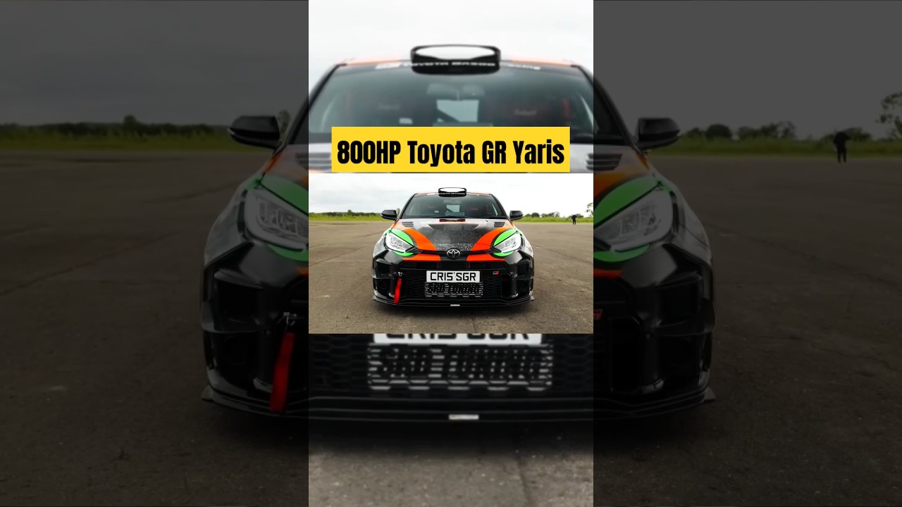 800HP 3-Cylinder Toyota GR Yaris Sound 🔥🔊
