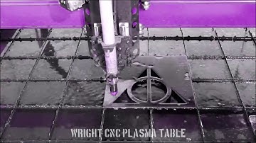 Wright CNC Plasma Table with the Deathly Hallows