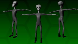 3d modeling of an alien (Autodesk Maya Tutorial)