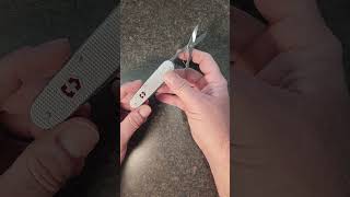 84mm Custom Alox Bantam X #sakmod #customknife #edc #victorinox #blade #customsak