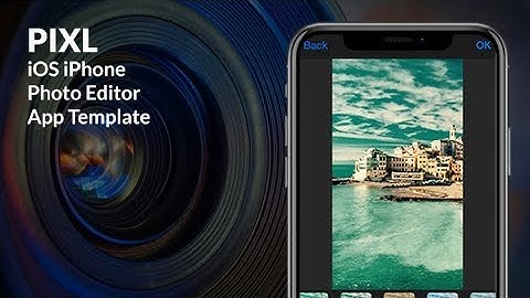 PIXL | iOS iPhone Photo Editor App Template Obje