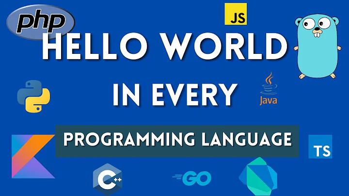 ** Hello world ! ** in every programming Language | Must Watch
