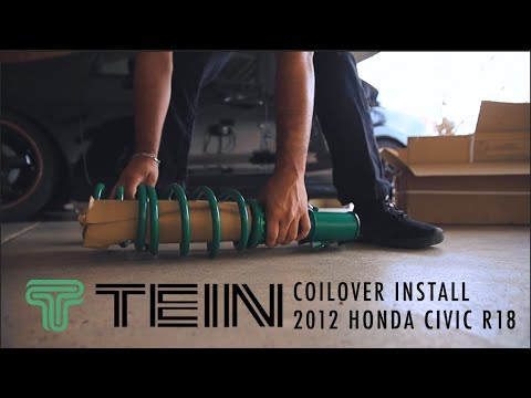 2012 Honda Civic R18 Tein Street Advance Z Coilover Install