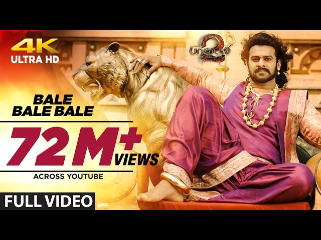 Bale Bale Bale Full Video Song || Baahubali 2 Tamil | Prabhas,Anushka Shetty,Rana,Tamannaah|Bahubali class=