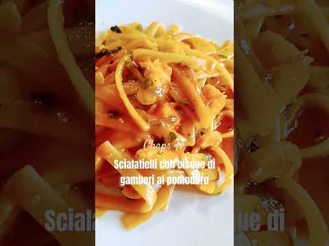 Scialatielli con bisque di gameri al pomodoro  #pastalover #food #pasta #italianfood #foodlover