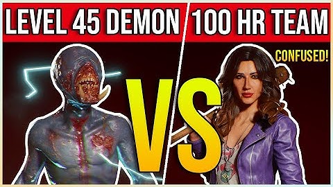 LEVEL 45 PUPPETEER DEMON vs 100 HOUR SURVIVOR TEAM! "I had them CONFUSED!" - Evil Dead The Game