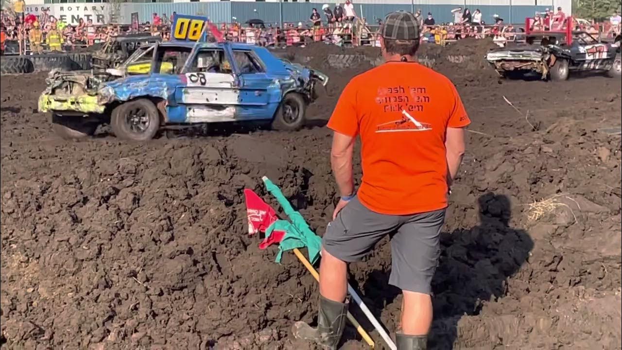 Westlock Alberta 2022 demo derby heat 2 full size YouTube