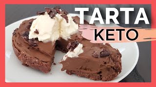 ? POSTRE KETO (FACIL) Tarta KETO SIN COCCION de Chocolate - Pay KETO VEGANO