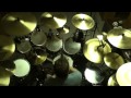 Drumming along to &quot;fly by night&quot; by Rush (top View)