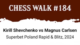 Kirill Shevchenko vs Magnus Carlsen • Superbet Poland Rapid & Blitz, 2024