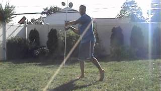 Matt Federico Bo Staff figure 8 spin with 360 or Double Double