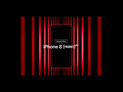 Apple ad  iPhone 8  PRODUCT RED models