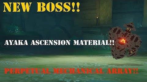 PERPETUAL MECHANICAL ARRAY LOCATION! (AYAKA ASCENSION MATERIALS) #genshin #genshinimpact #ayaka