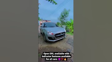 Open DRL Lights With Indigetors For All Car