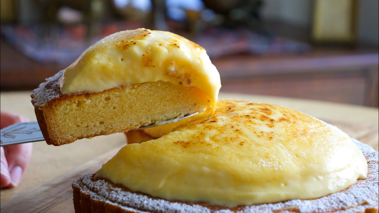 とろ〜り！カスタードプリンタルトの作り方✴︎How to make Custard Pudding tart✴︎ベルギーより