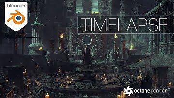 Lost Echoes | Concept Art Timelapse | Made in Blender Octane