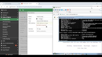 How to configure Security policy with the help of Source IP Address & Source MAC address  FortiGate?