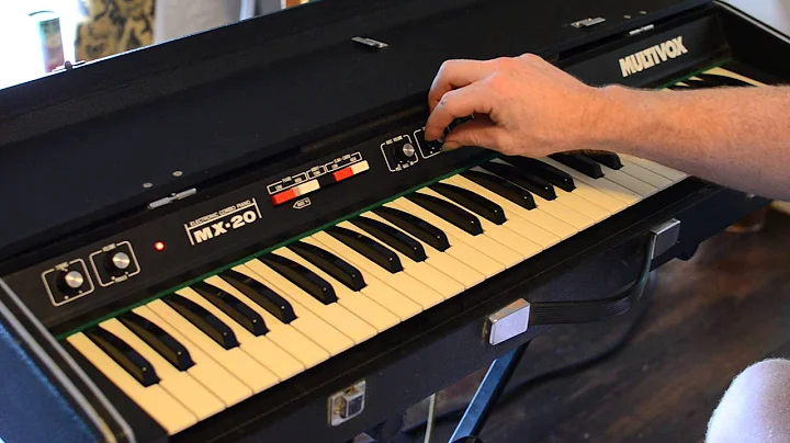 MultiVox MX-20 Electronic Combo Piano Demo for Ebay Listing