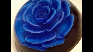 3D GELATIN ART  ROSE WITH OPEN PETAL 3D Gelatin Art Market ™