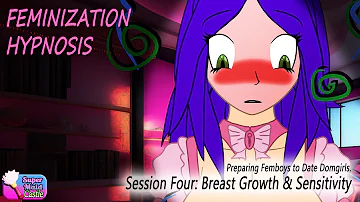 Feminization Hypnosis - Breast Growth and Nipple Sensitivity - Binaural Theta Femboy Reprogramming