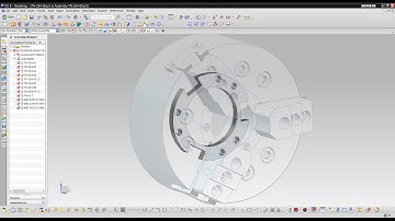 Siemens PLM NX - Hydraulic Chuck Design #2