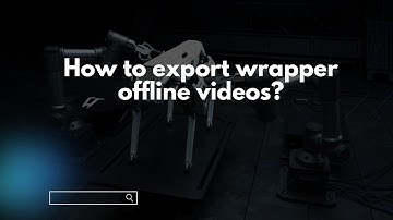 How to export wrapper offline videos?