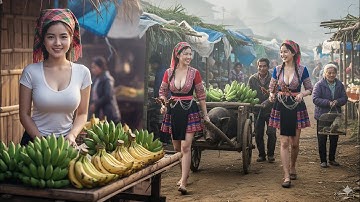 Chợ Lai Châu cuối năm- Tới mùa bán sóc chuột đầy 2 bên đường