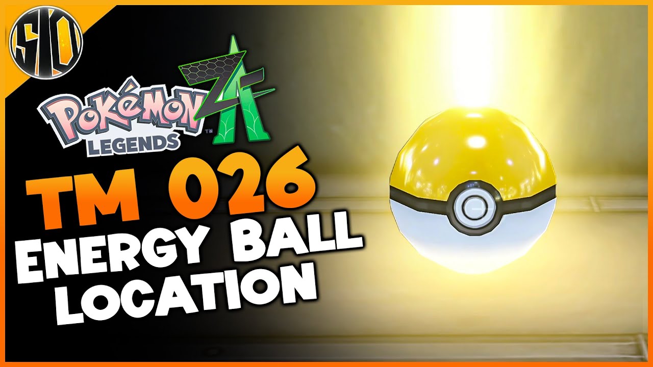 Pokemon Legends Z-A Energy Ball (TM 026) Location