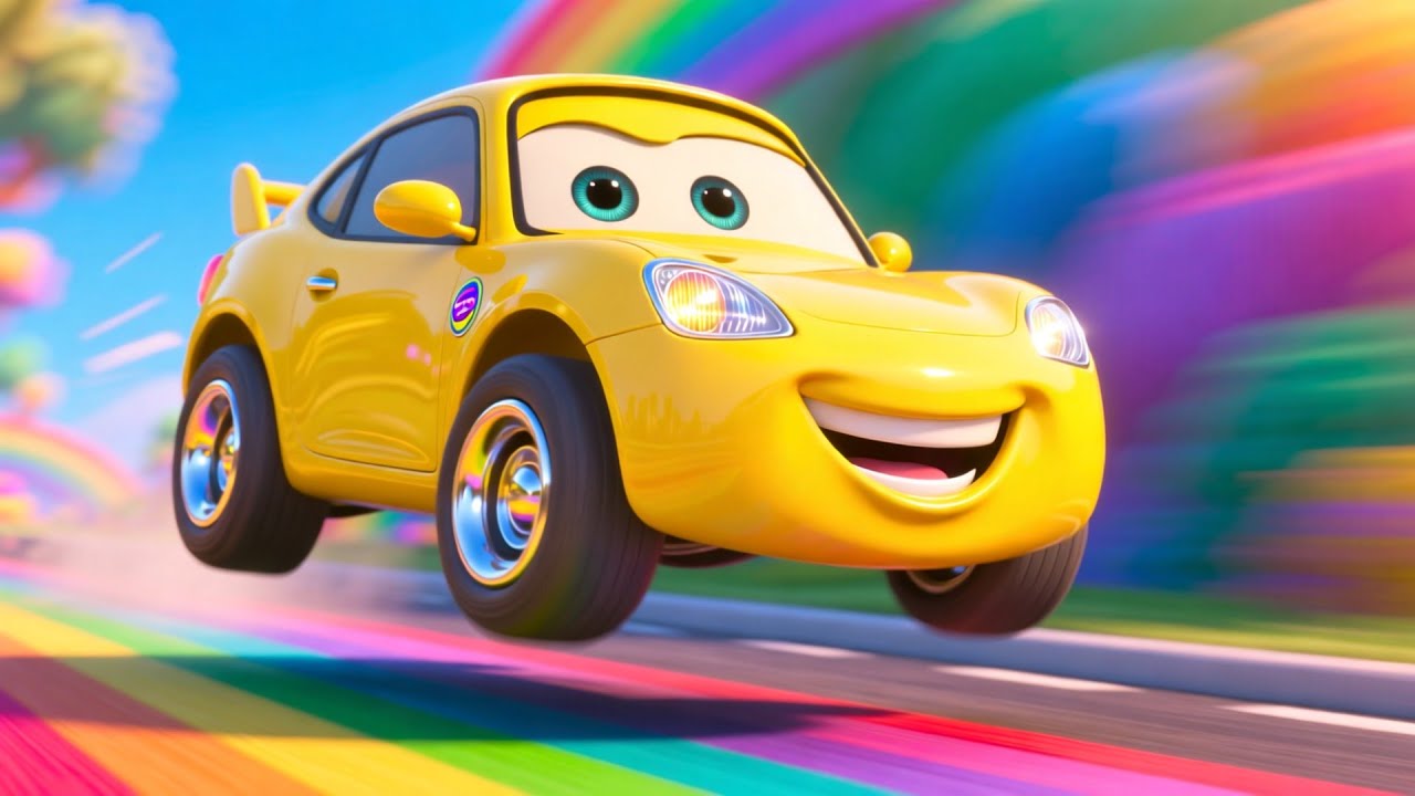 Wroom Wroom Car ABC Play 🚗✨ | ABC Song for Kids | Learn Letters with Vehicles