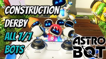 Construction Derby - All 7/7 Bot Locations | Astro Bot