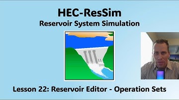 HEC ResSim Lesson 22 - Reservoir Editor - Operation Sets