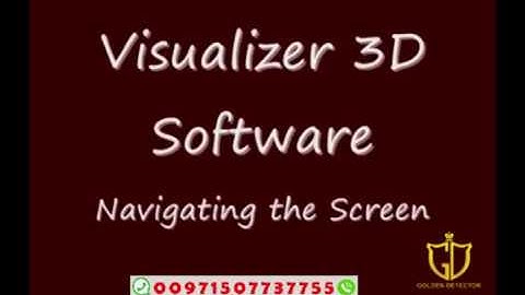 OKM Visualizer 3D Software | Golden Detector company Abu Dhabi